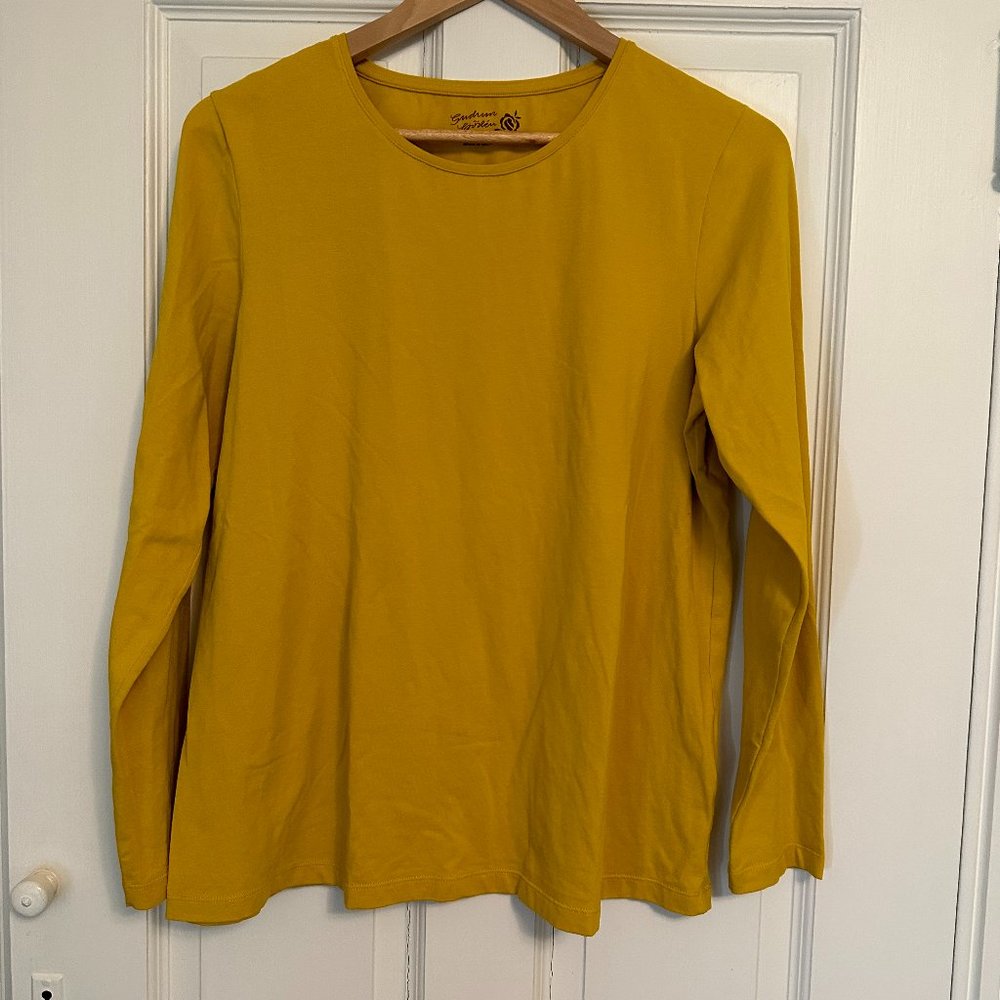 Gudrun Sjoden Mustard Long Sleeve T-shirt
